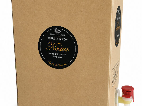 Huile d’olive vierge extra BIO – NECTAR- 5 litres