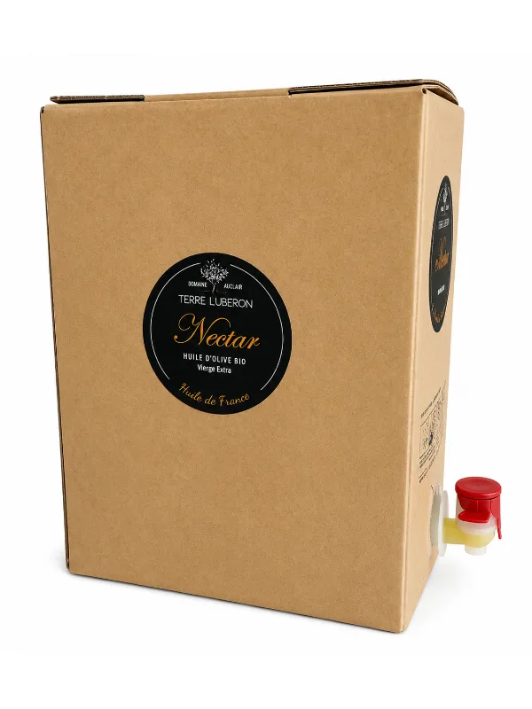 Huile d’olive vierge extra BIO – NECTAR- 5 litres